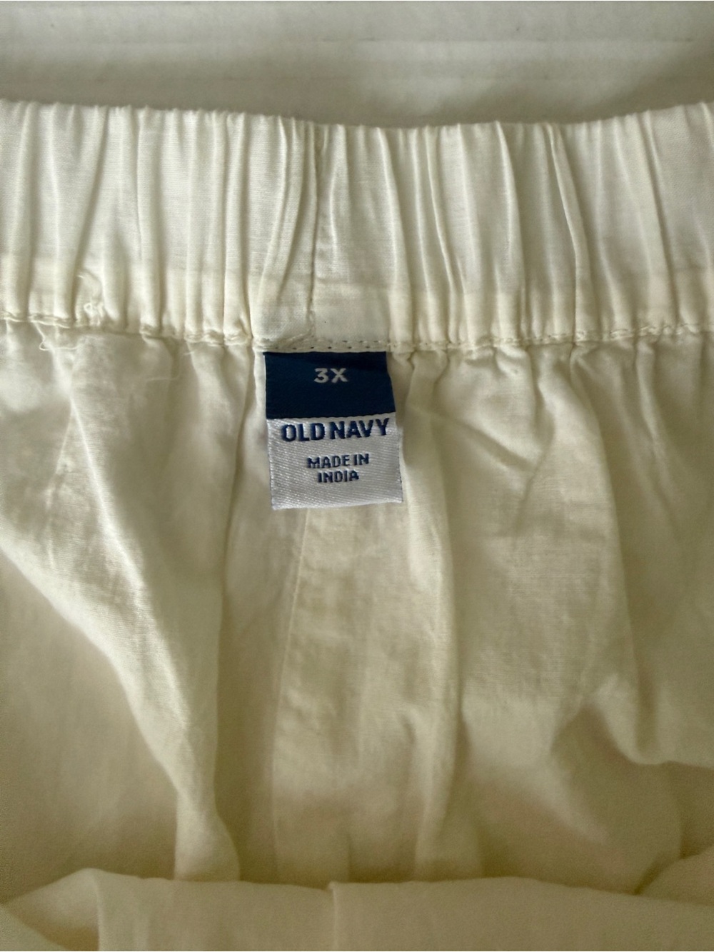 Old Navy White 100% Cotton Lined Tiered Pintuck Lace Trim Maxi Skirt 3X NWT - Picture 2 of 10